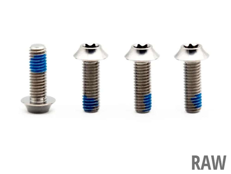 Oak Components Titanschrauben M5x15 für Flaschenhalter (4 Stück)