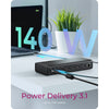 Icy Box ib-dk7401-cu31 17-in-1 Dockingstation (schwarz)