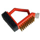 Grill 3-in-1-Pinsel rot