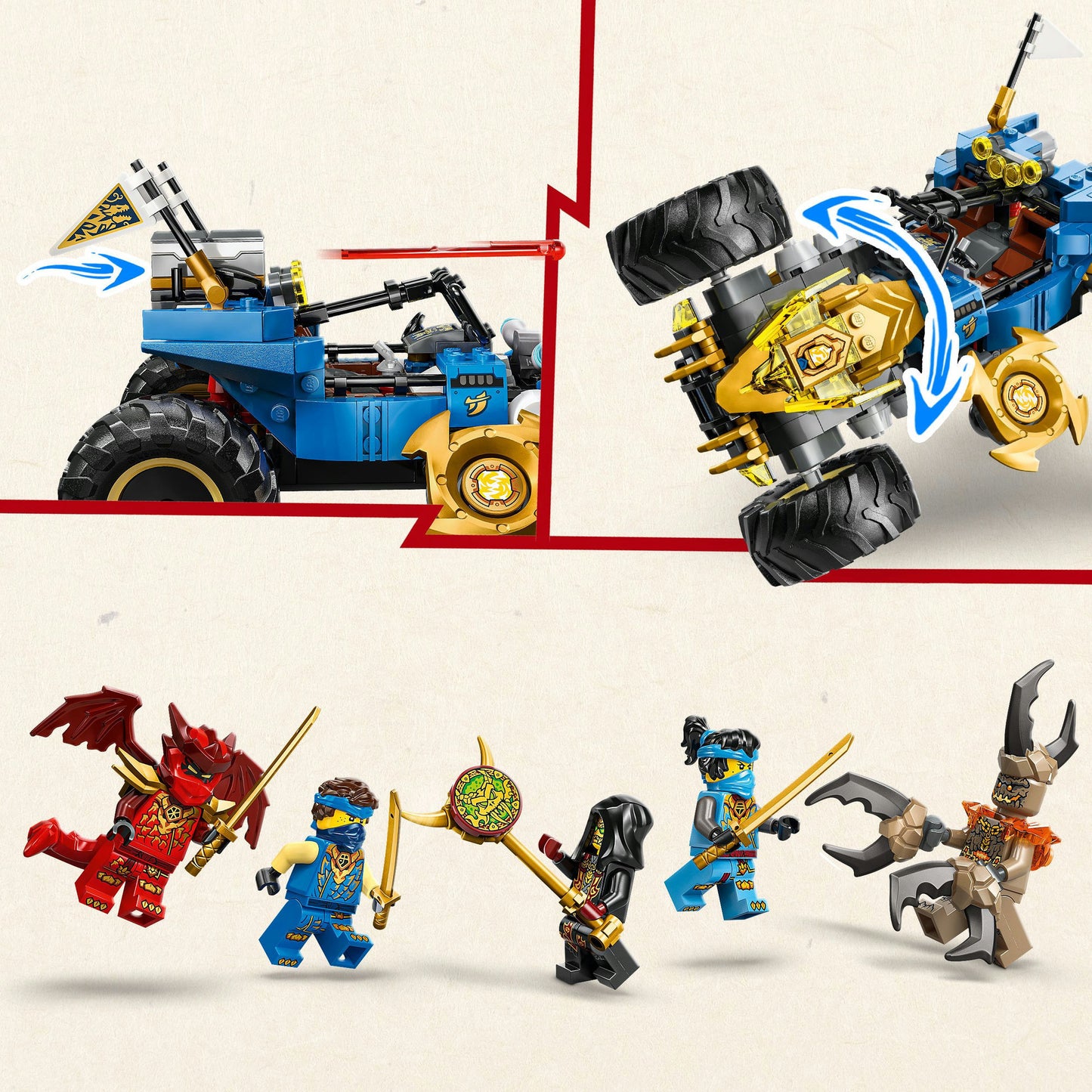 Lego Ninjago 71856 Jays verwandelndes Auto