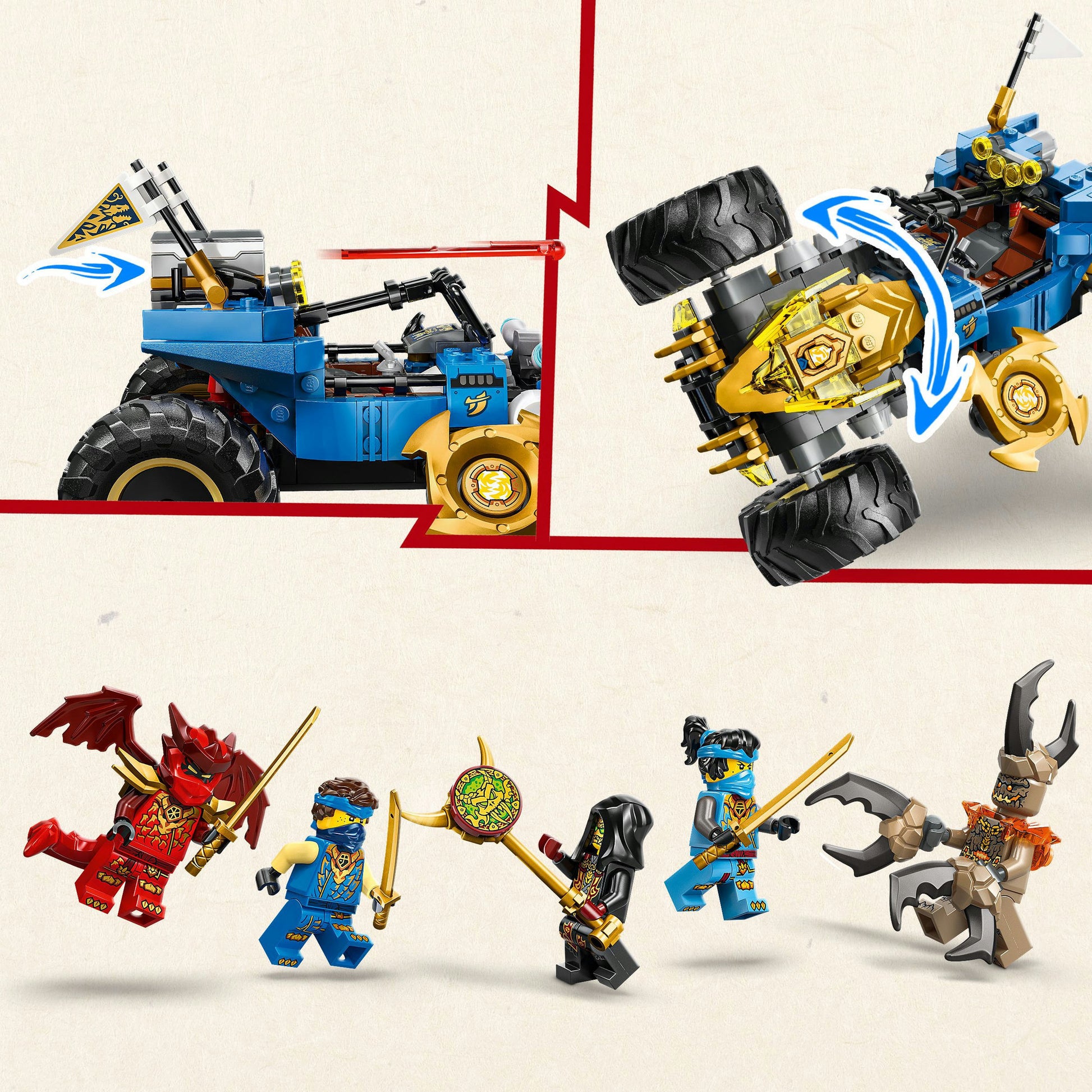 Lego Ninjago 71856 Jays verwandelndes Auto
