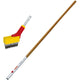 Wolf-Garten Multi-Star Fugenbürste fb-m + Multi-Star ZM 140 Eschenstiel (rot gelb)