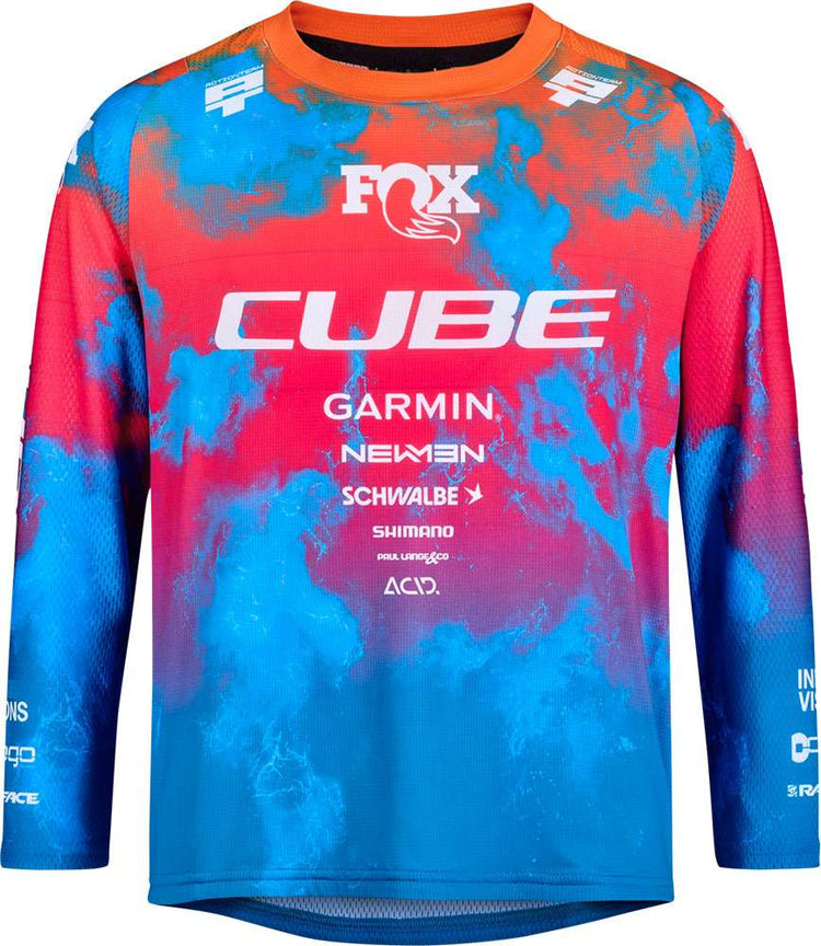 Cube Rookie x Action Team – MTB-Langarmtrikot für Kinder