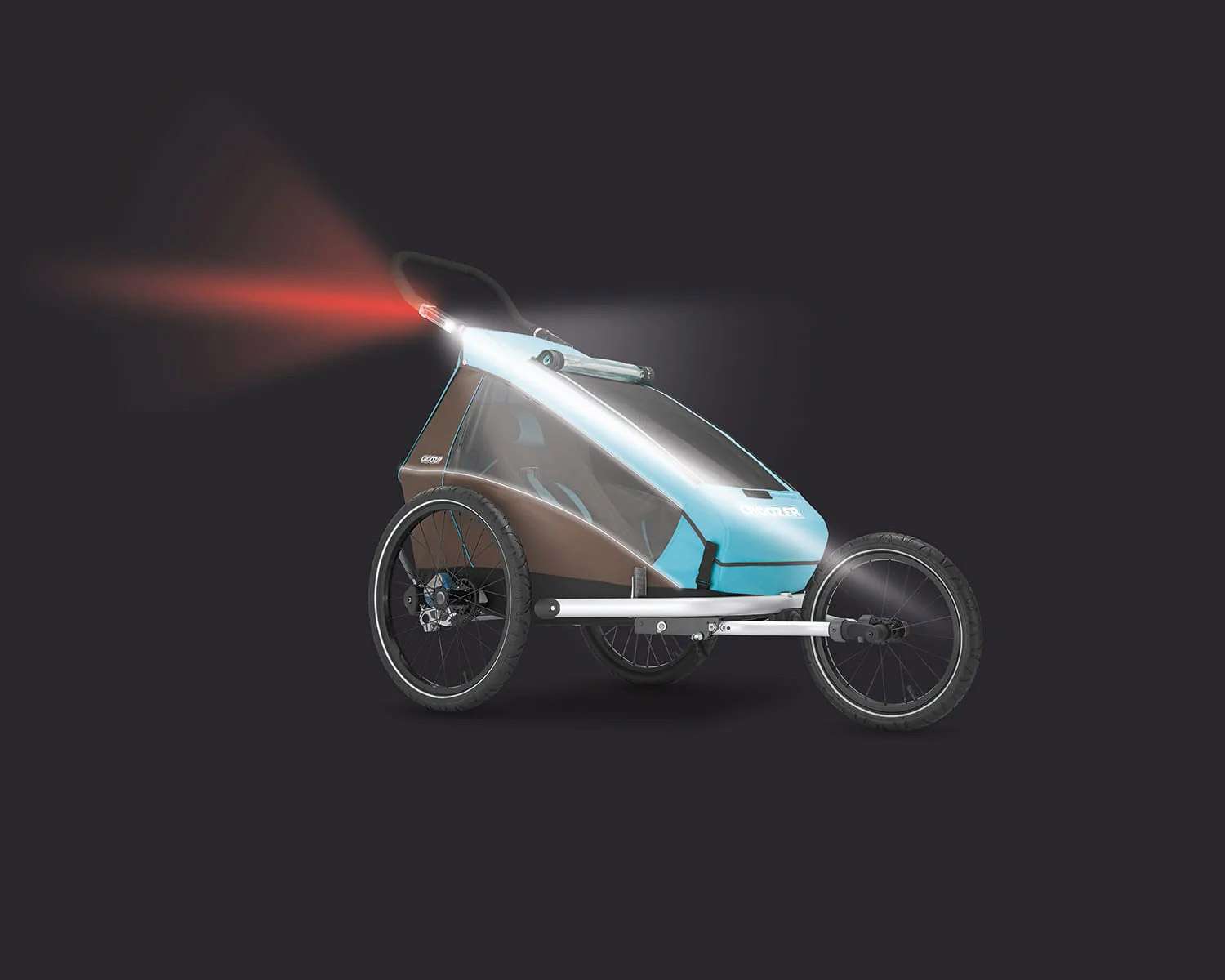 Croozer Zweisitzer-Schiebelichtleiste