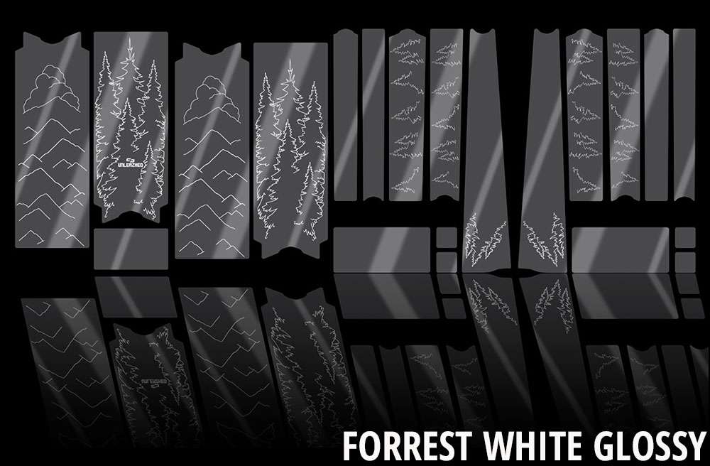 Unleazhed Unscratch – Rahmenschutzfolie Gravel Bike BPG01 Forest White
