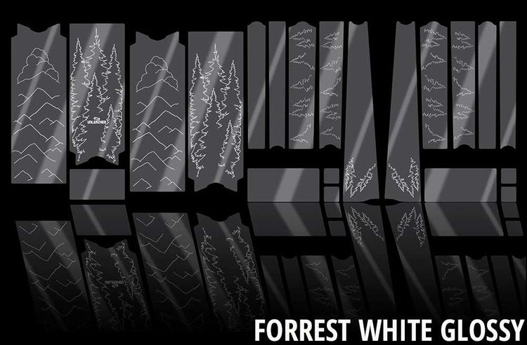Unleazhed Unscratch – Rahmenschutzfolie Gravel Bike BPG01 Forest White
