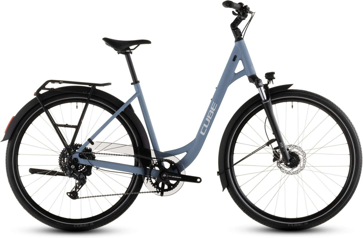 Cube Touring One Bluebird'n'Grey, einfacher Einstieg
