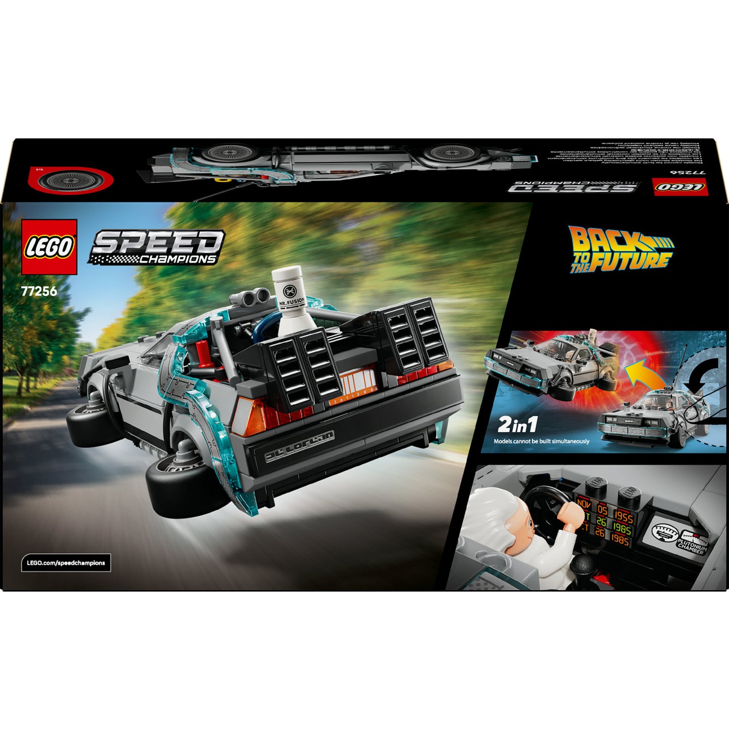Lego Speed Champions 77256 Zeitmaschine aus Zurück in die Zukunft