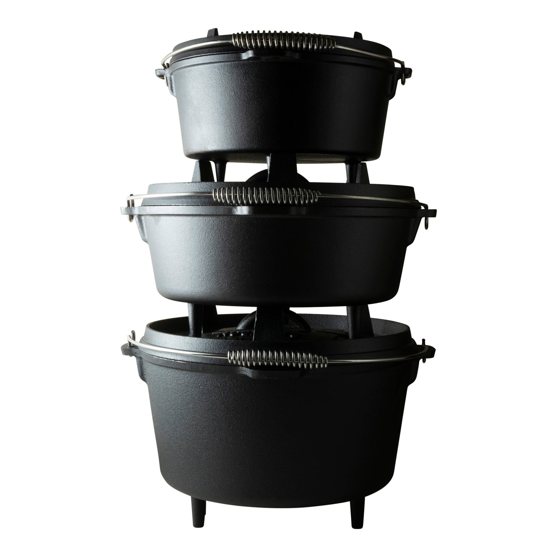 The Windmill Dutch Oven 4,5 qt Kochtopf (schwarz, ø 25,5 cm | 3,8 Liter)