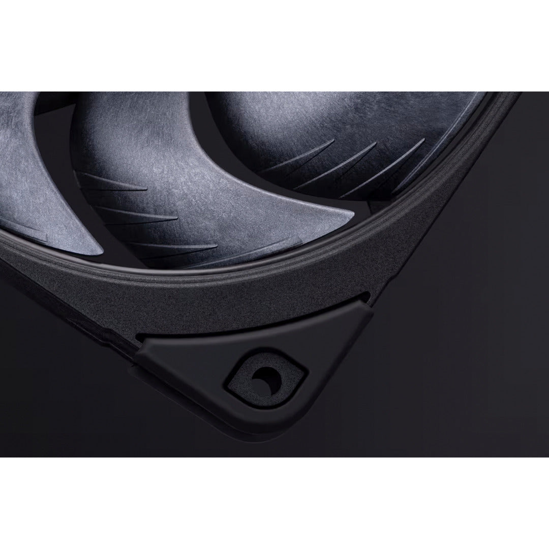 Noctua nf-a12x25 g2 pwm chromax.black Gehäuselüfter (schwarz, 120 x 120 x 25 mm)