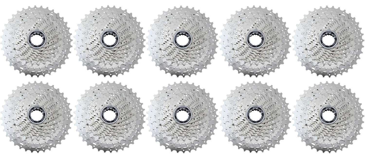 Shimano Kassette CS-HG50 10 Geschwindigkeit 11-36T (10 Teile in der Werkstattverpackung)