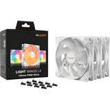 Ruhig sein! Leicht LX 120 mm PWM Triple Pack weiß - afbeelding 4