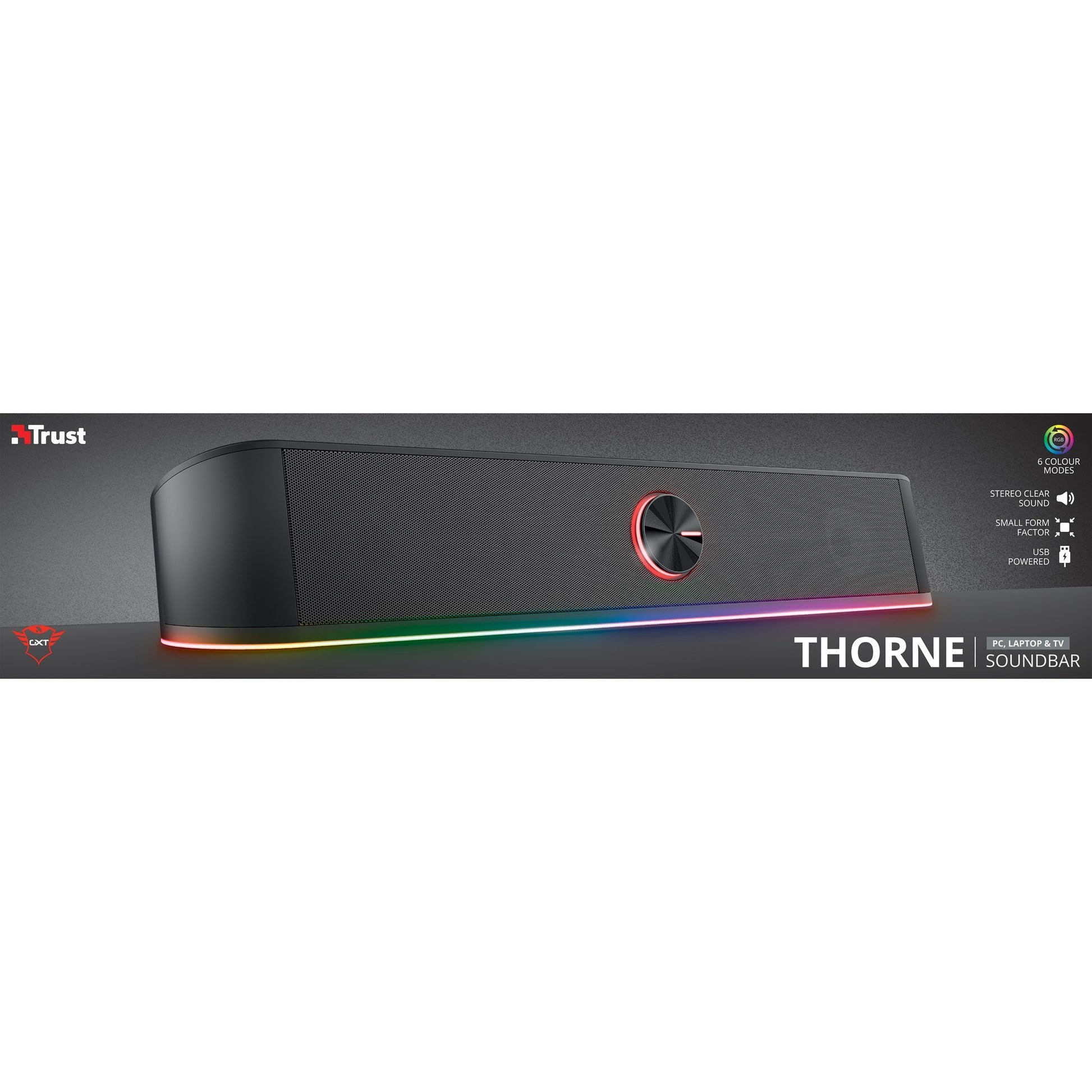 Vertrauen Sie GXT 619 Thorne RGB Illuminierte Soundbar