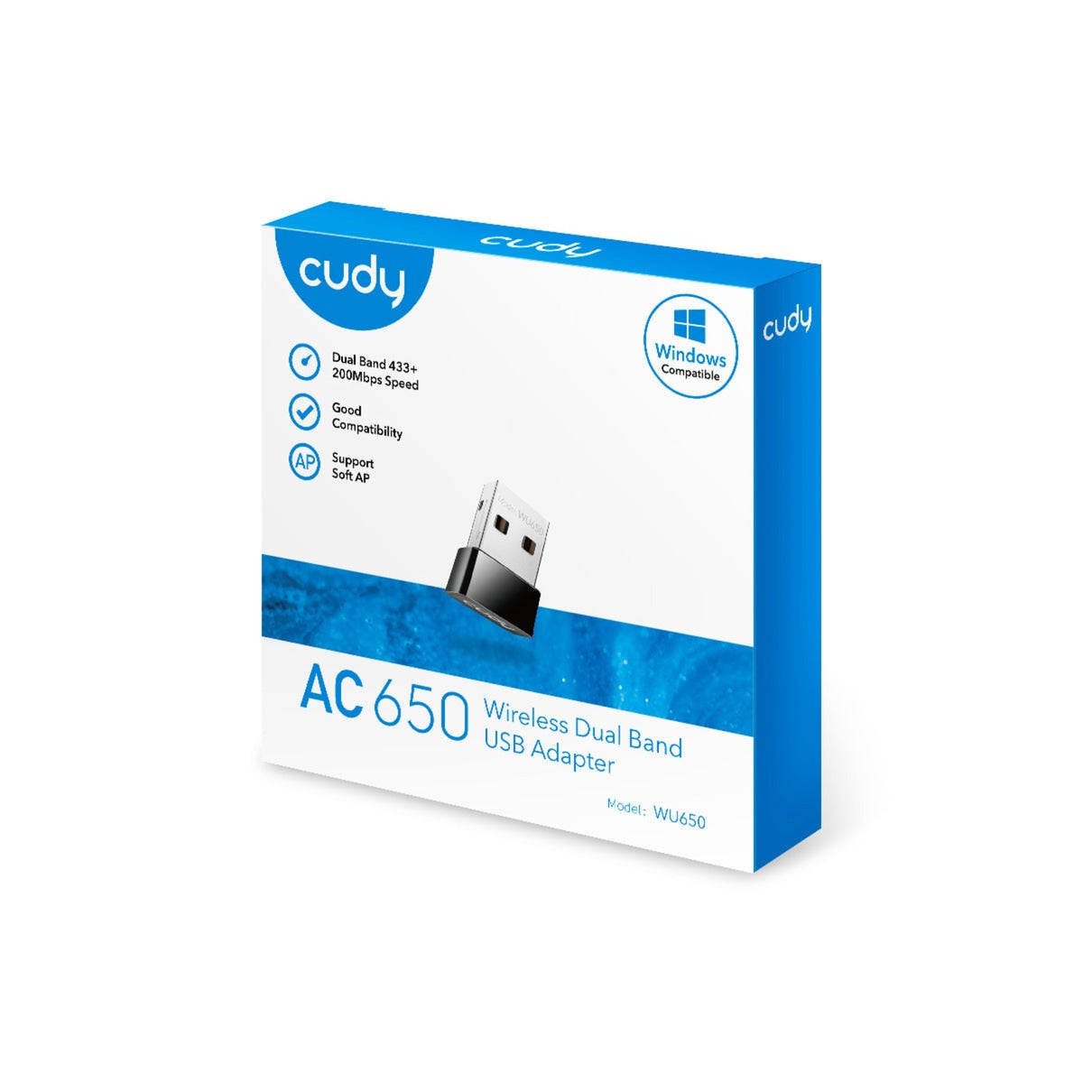 Cudy AC650 Wireless Dual Band Mini USB -Adapter
