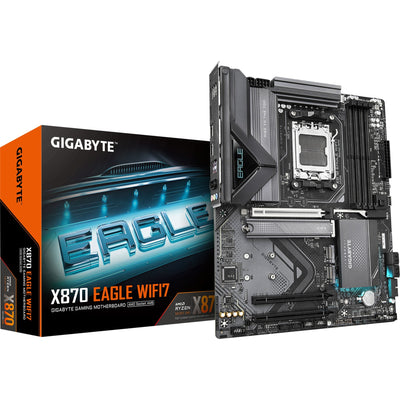 Gigabyte x870 Eagle WiFi7, ATX, AMD AM5, 4X DIMM DDR5, Dual USB4 Typ-C, 2,5 GBE, Wi-Fi7