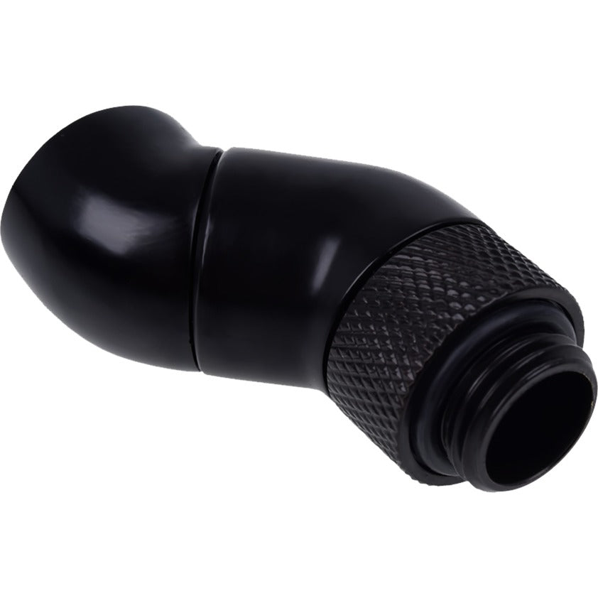 Alphacool Eiszapfen Winkeladapter Doppel-45 Grad Anschluss (schwarz)