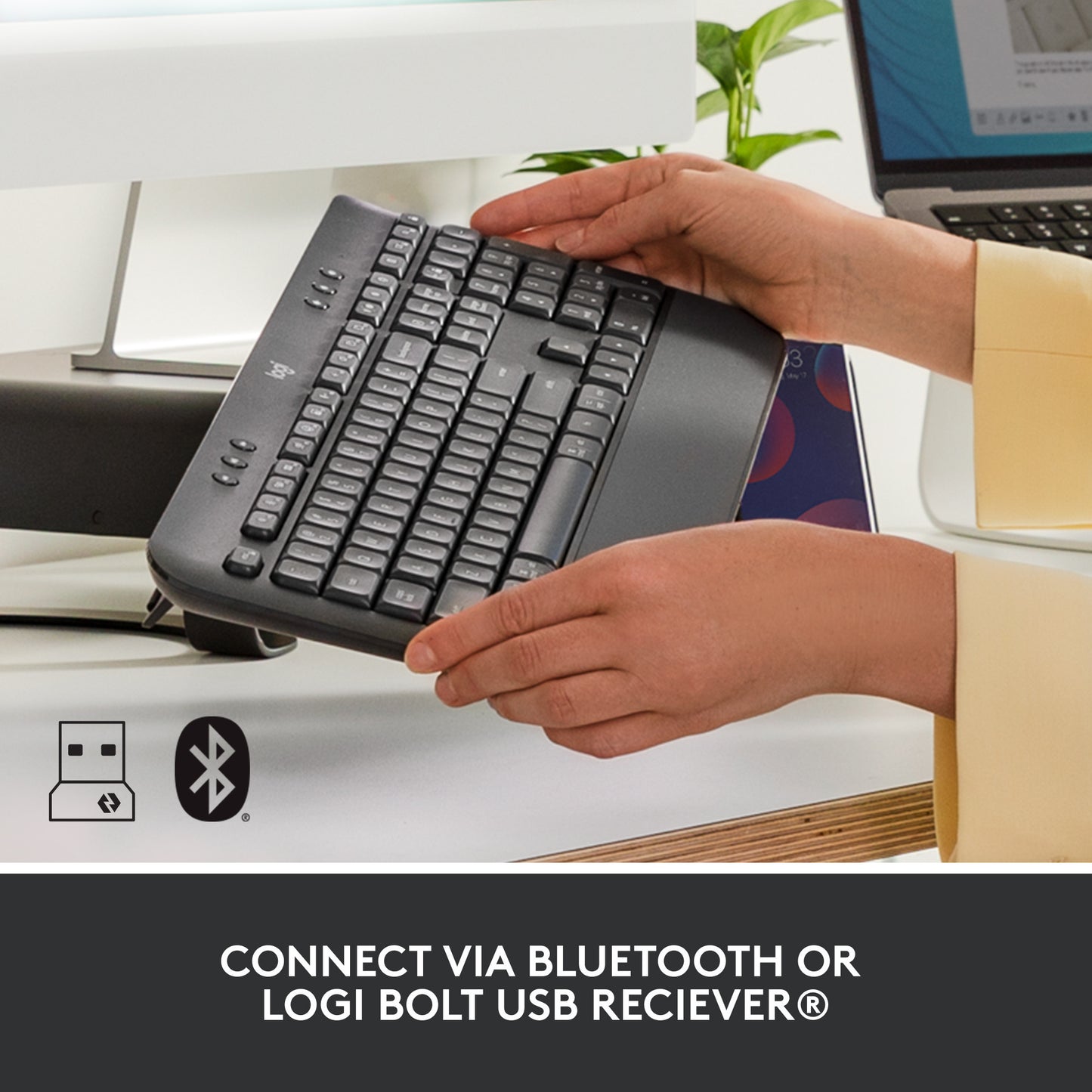 Logitech Signature K650 Kabellose Komfort-Tastatur