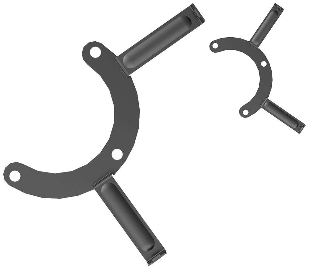 Acid ic 3.0 Hybrid-Kettenschutz-Montageplatte