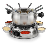 Tristar fo-1100 Fondue (Edelstahl, 8 Personen, 1300 W, geeignet für Öl, Schokolade und Käse) - afbeelding 2