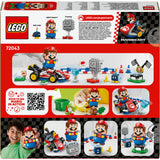 LEGO Super Mario 72043 Mario und Standaard Kart - afbeelding 7
