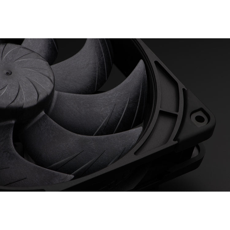 Noctua nf-a14x25 g2 pwm sx2-pp chromax.black Gehäuselüfter (schwarz, 2 Stück, 140 x 140 x 25 mm)
