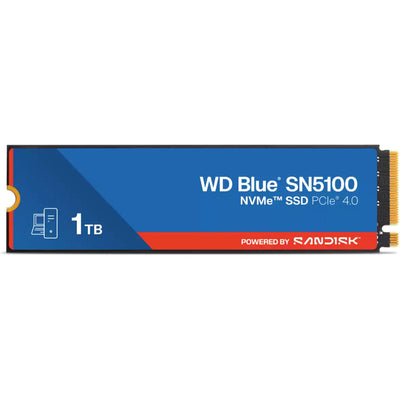 WD Blue SN5100 NVME, 1 TB SSD (blau, S100T5B0E, M.2 2280, PCIe Gen4)