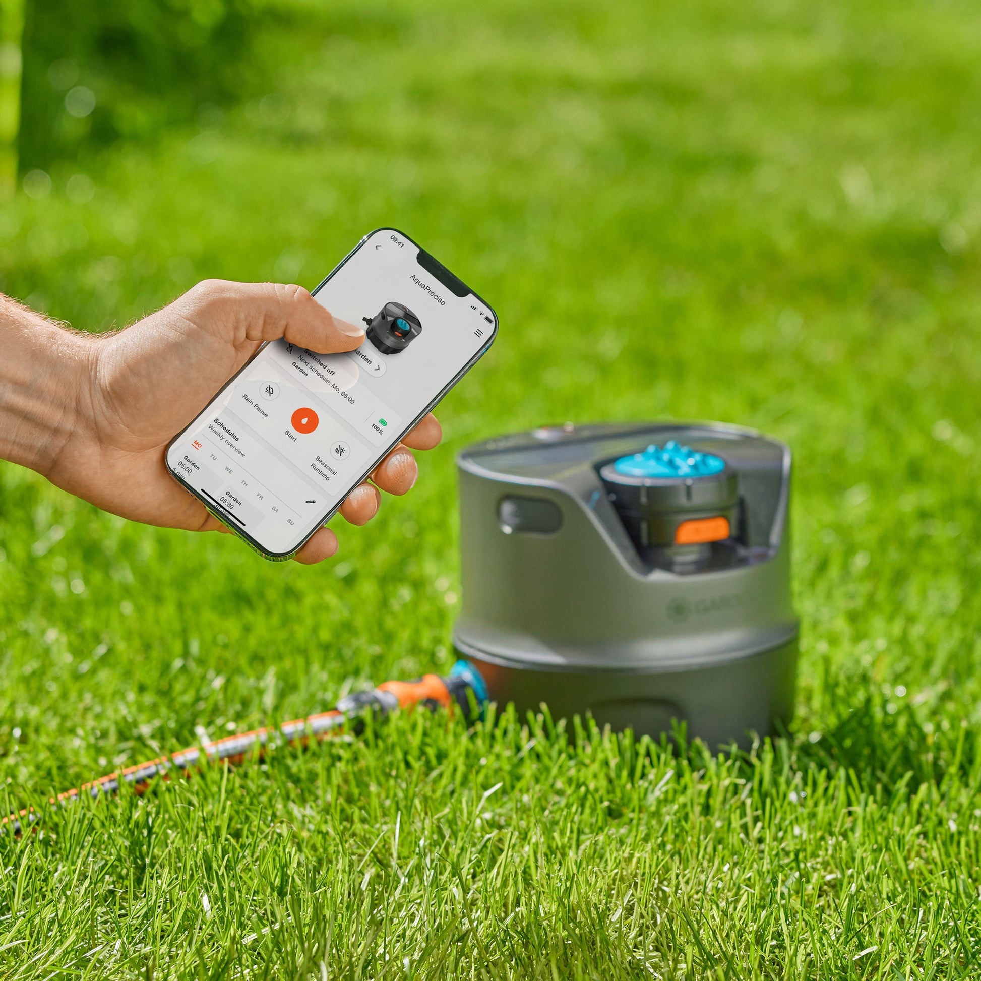 Gardena Aquaprecise oberirdischer Sprinkler