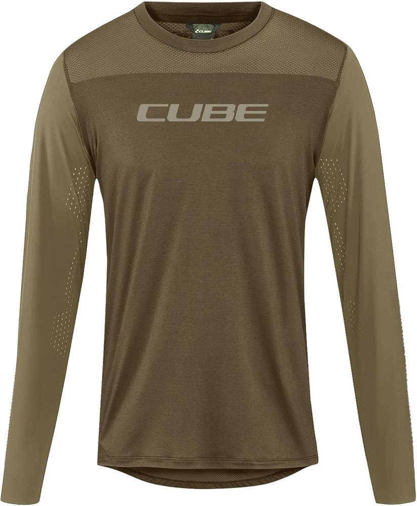 Cube Round Neck Pro TM – MTB-Langarmtrikot