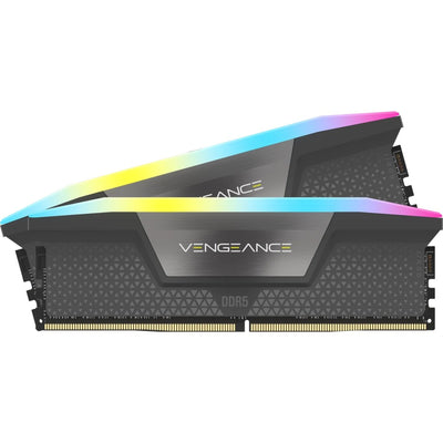 Corsair Vengeance RGB 32 GB DDR5-6400 (2x 16 GB) RAM (schwarz, cmh32gx5m2b6400z36, xmp, expo)
