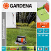 Gardena Set mit versunkenem Drehsprühgerät OS 140