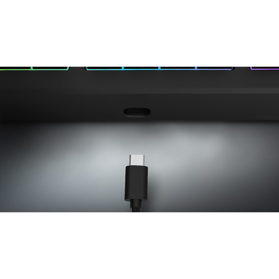 Hator Rockfall 3 TKL Wireless, Gaming-Tastatur (weiß, US-Layout, Hator Aurum Orange, RGB, PBT-Tastenkappen, Hotswap, 2,4 GHz Bluetooth USB-C)