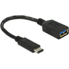 Delock Superspeed USB-C 3.1, Gen 1 männlich> USB-A-Frau