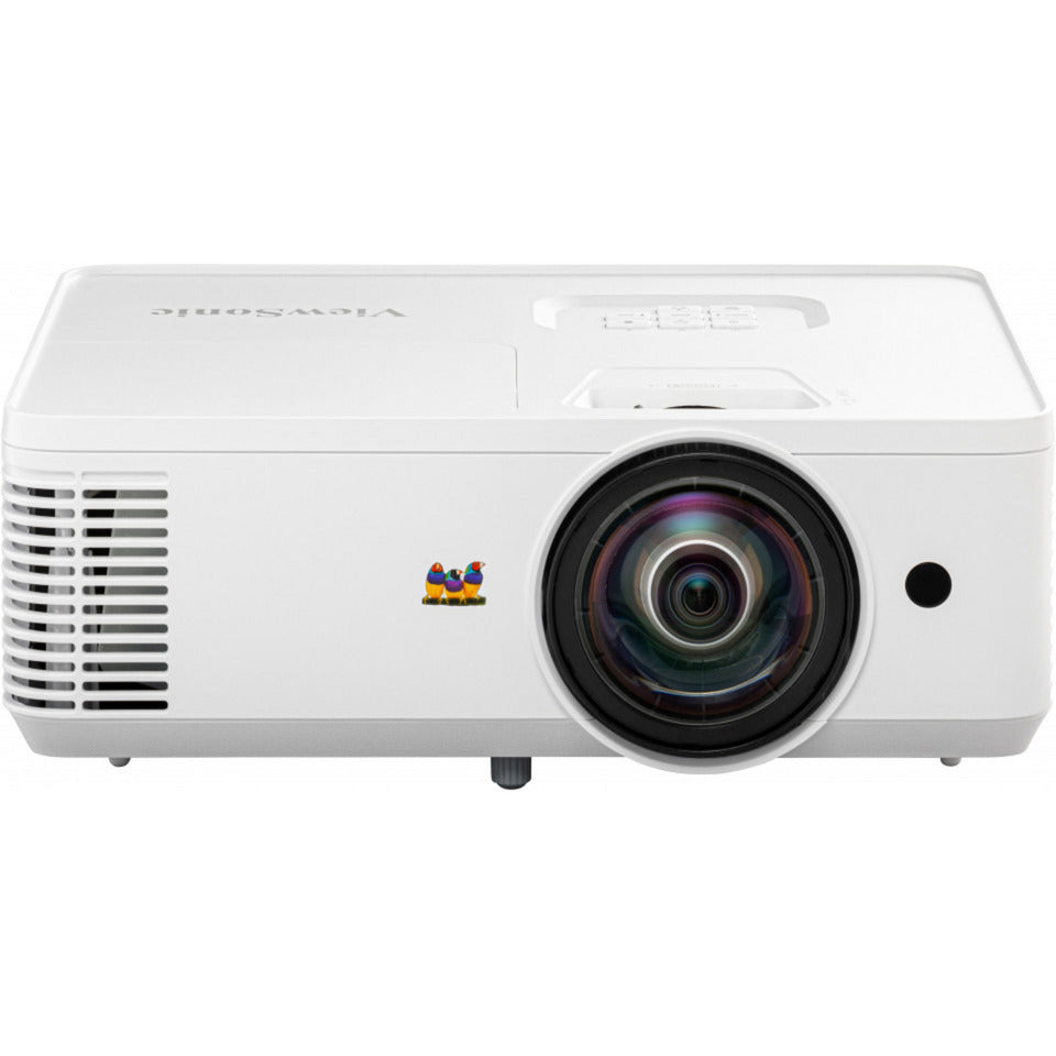 Viewsonic PS502W WXGA Short-Throw-DLP-Projektor (Weiß, 4000 Ansi Lumen, für Unternehmen und Bildungseinrichtungen)