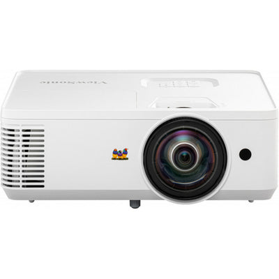 Viewsonic PS502W WXGA Short-Throw-DLP-Projektor (Weiß, 4000 Ansi Lumen, für Unternehmen und Bildungseinrichtungen)