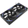 Nzxt Performance Fan F280x RGB-Gehäuselüfter (schwarz, 2 Stück, 280 x 140 x 30 mm, PWM)