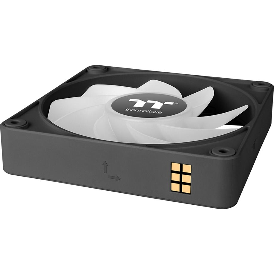Thermaltake CT120 EX Reverse Arbb Sync PC-Lüfter (3-Fan-Pack) Gehäuselüfter (schwarz, 3 Stück, 120 x 120 x 25 mm, PWM)
