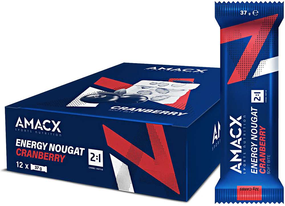 Amacx Energy Nougat 2:1 Riegel 12er Box