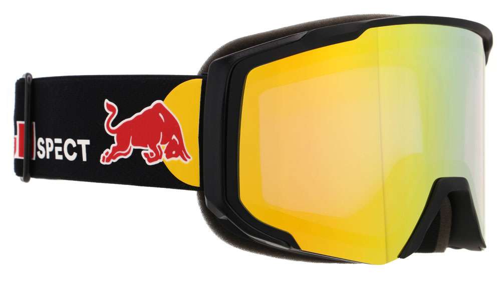 Red Bull Spec Eyewear Jibb-02ye2 Smoke mit gelbem Spiegel – Skibrille