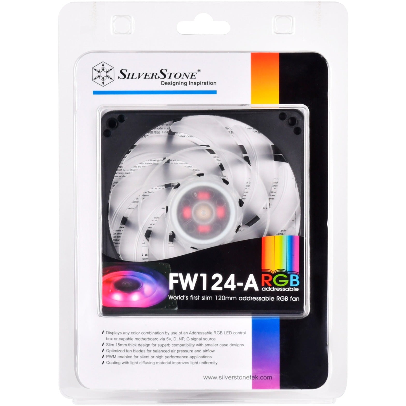 Silverstone SST-FW124-ARGB 120x120x15