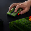 8bitdo Retro R8 Maus – Xbox Edition (grün, 50 – 26000 dpi, Bluetooth USB-C 2,4 GHz)