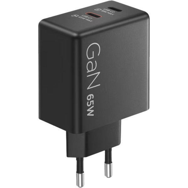 Lenovo Dual USB-C (65W) Gan (schwarz, 2x USB-C, Power Delivery)