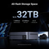 Ugreen nasync dxp480t plus (grau, WLAN, 1x 10GBE, HDMI, Thunderbolt 4 (40 GB s))