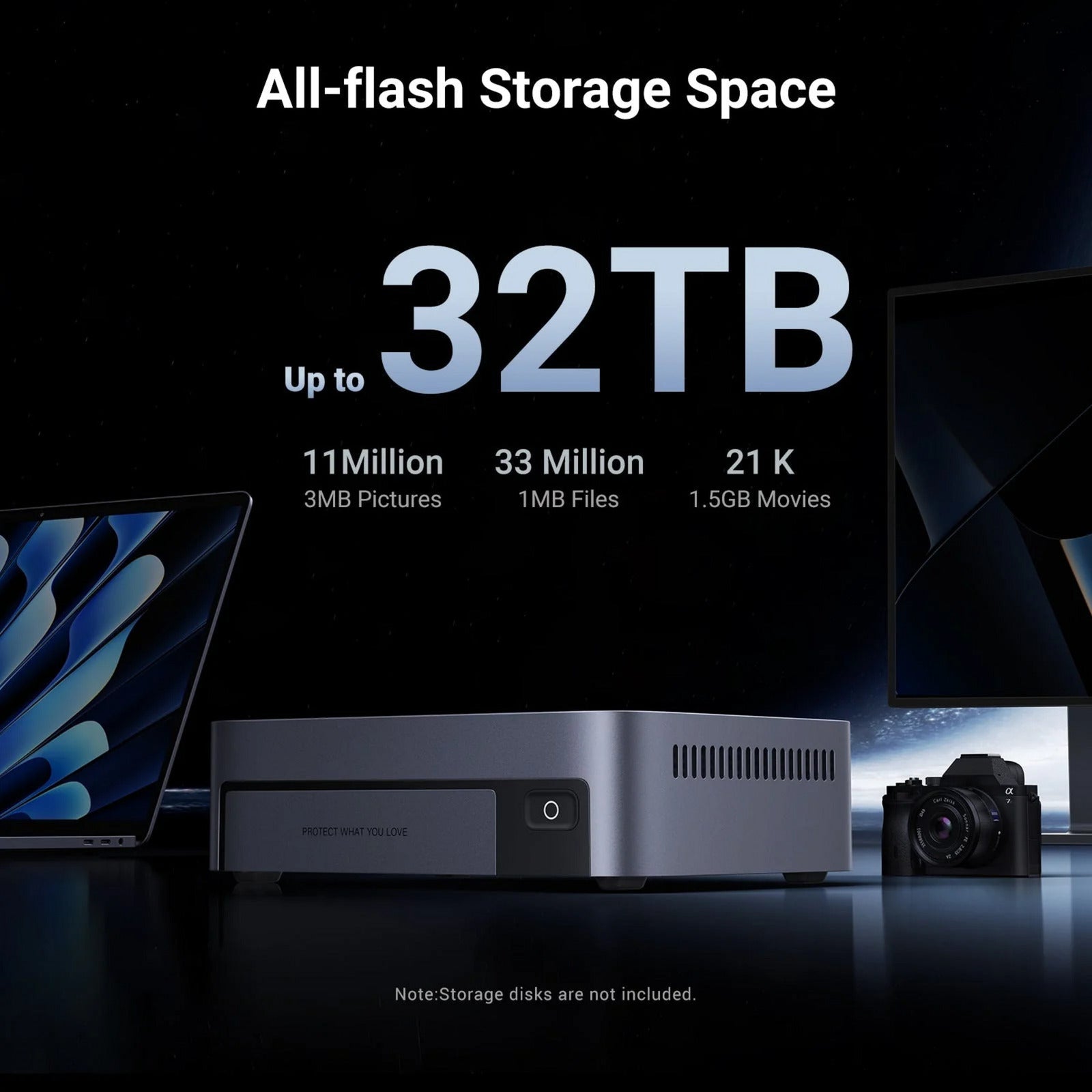 Ugreen nasync dxp480t plus (grau, WLAN, 1x 10GBE, HDMI, Thunderbolt 4 (40 GB s))
