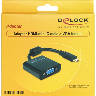 Delock Mini HDMI-C (männlich)> VGA (weiblich)