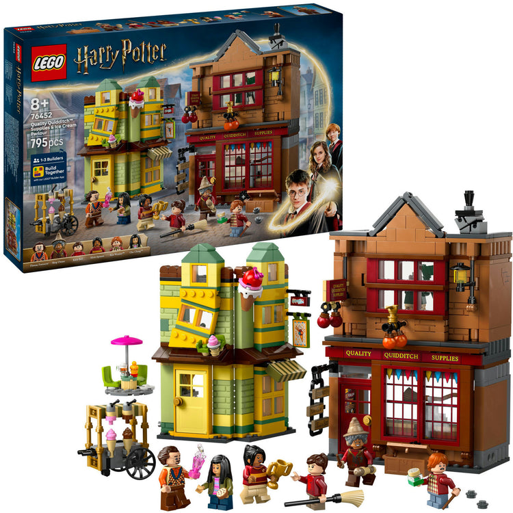 LEGO 76452 Harry Potter Zwik Bandage Zwerkbalpaleis und Eisdiele
