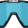 Bliz Fusion Smoke mit blauer Multi-Sportbrille