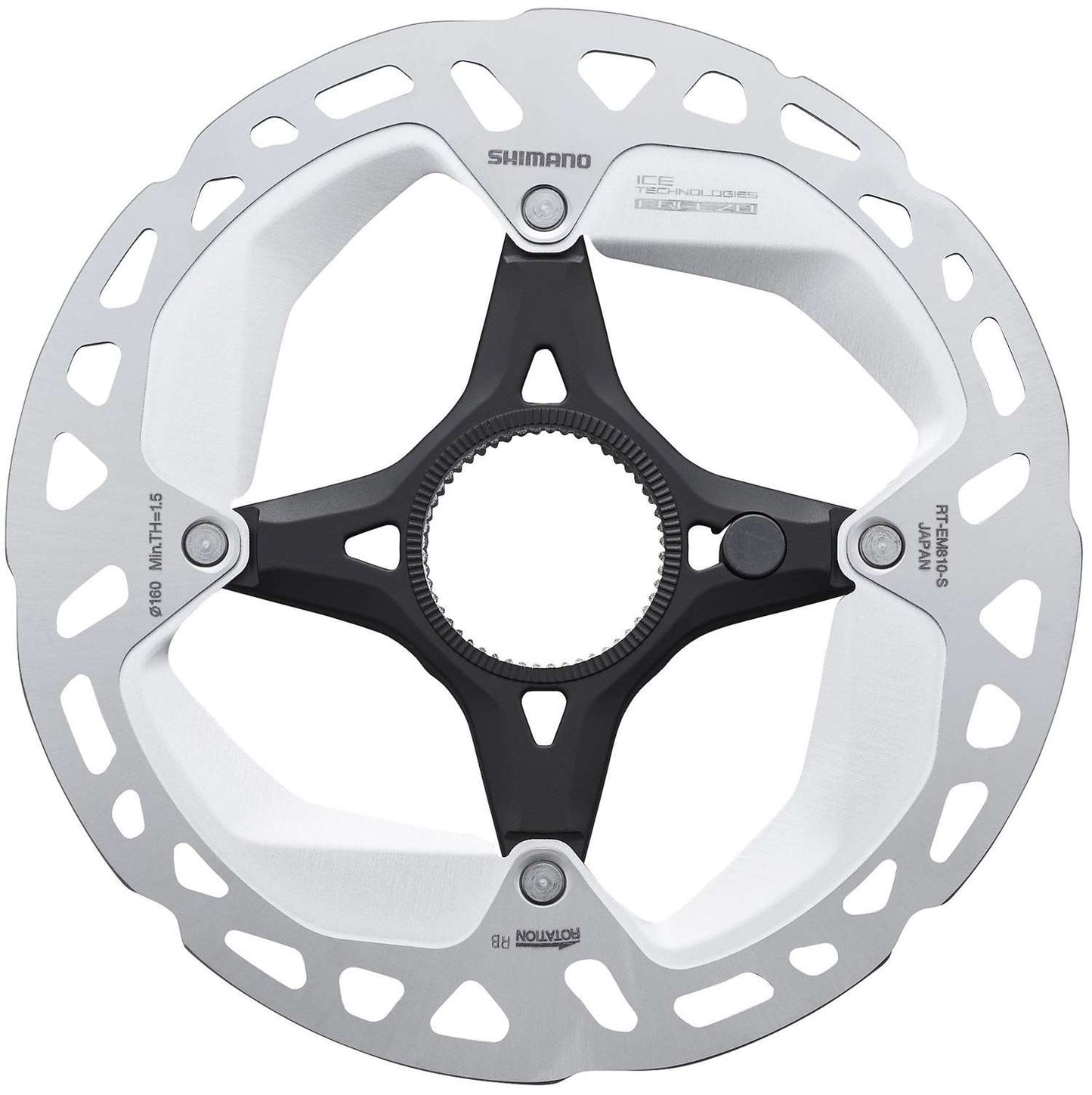 Shimano Steps RT-EM810 Center-Lock-Scheibenrotor für E-Bike