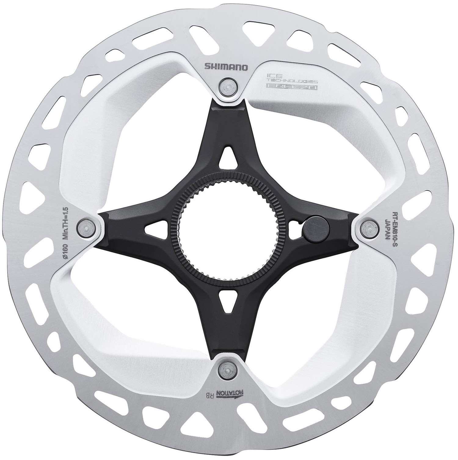 Shimano Steps RT-EM810 Center-Lock-Scheibenrotor für E-Bike