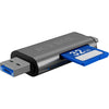 Icy Box IB-CR200-C externe Kartenreader mit Multi-USB-Connec