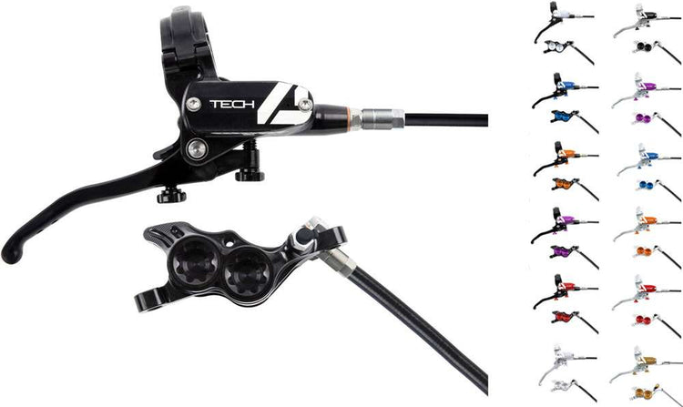 Hope Tech 4 E4 Stahlflex-Scheibenbremse – Hebel rechts
